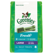 Greenies Large FRESH MINT 340gm 8 treats per pack